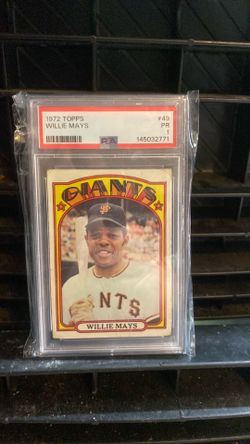 1972 wille mays baseball card