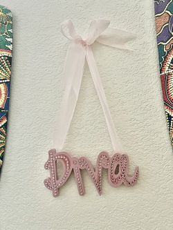Pink Diva Hanging Mini Hanging Sign