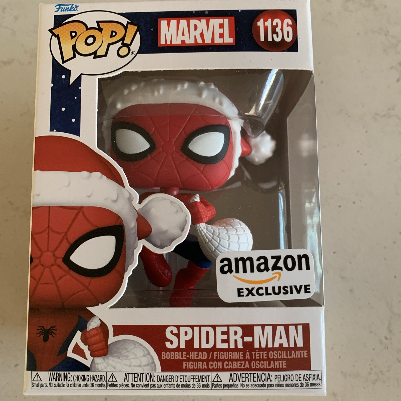 Funko Pop Spider Man Amazon Exclusive 