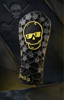 NEW SEALED Swag Golf Defaced Skull TPU DRIVER Headcover