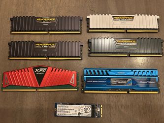 DDR4, DDR3 and ssd card 128gb