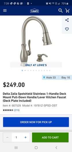 Delta Zalia Kitchen Faucet