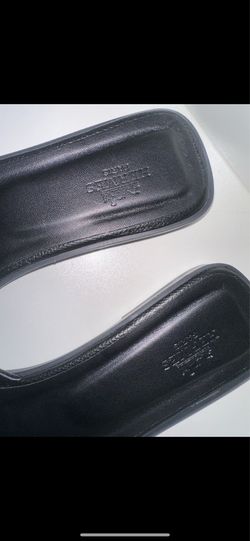 Hermès sandals black size 39