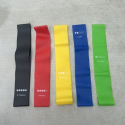 Five Pack Resistance Bands