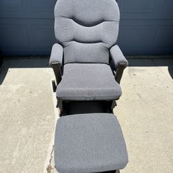 Dutailier Rocking Chair With Footstool