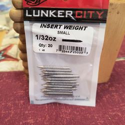 FISHING LUNKER INSERT WEIGHT 1/32 oz