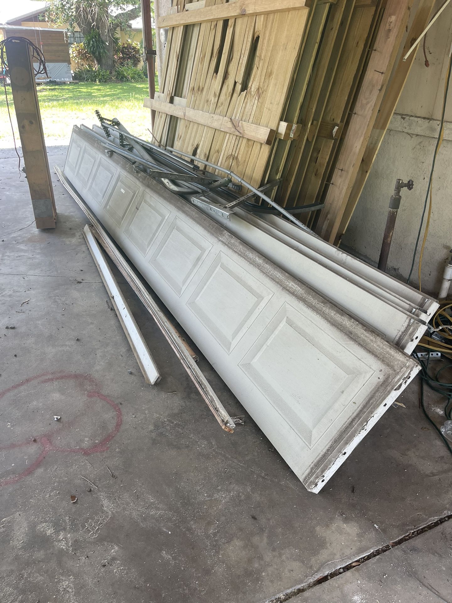 Used Garage Door 18 Feet