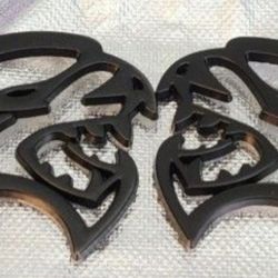 Hellcat Black Badges Emblems With Adhesive Backing See All Pics Sold Separately SHIPPING AVAILABLE 