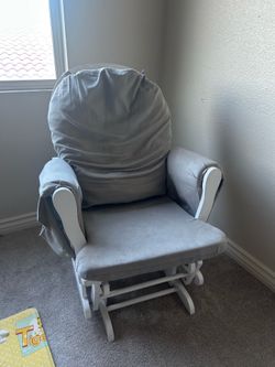 Rocking chair with stool