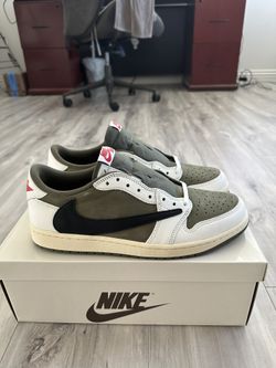 Travis Scott Air Jordan 1 Low Medium Olive 