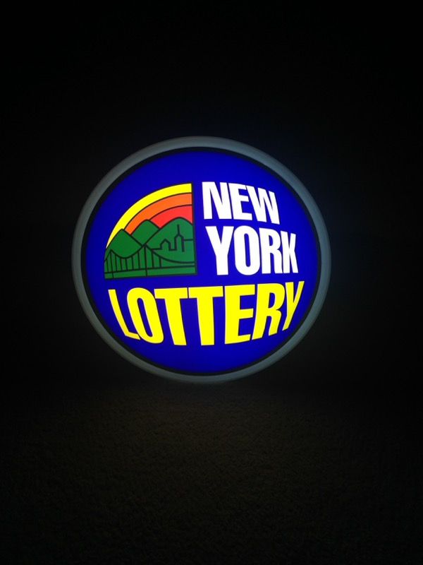 Highly Collectible New York Lottery LED Neon Sign for Sale in NY