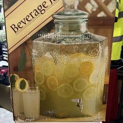 Beverage Glass Jar