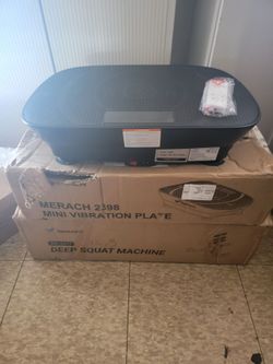 Vibration plate exercise machine