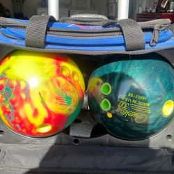 Columbia Bowlingballs Asking 20-40 A Piece 