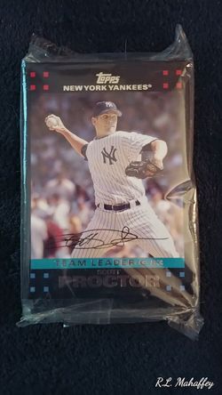 New York Yankees 2007 Topps team gift set. Unopened mint 55 card set