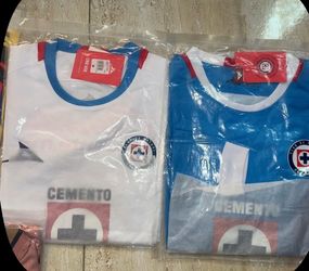 Cruz Azul Pirma Soccer Jerseys Home and Away