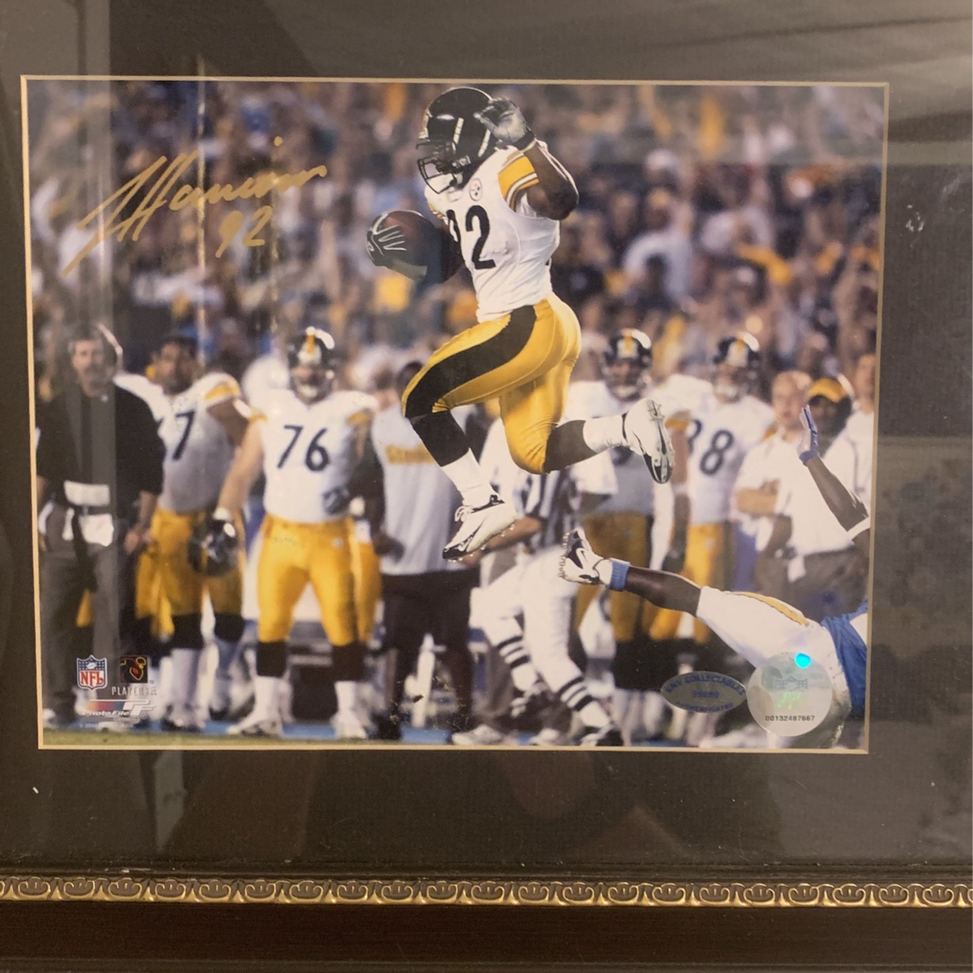 STEELERS SIGNED JAMES HARRISON