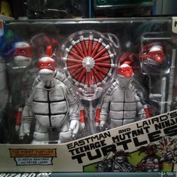 Eastman's And Laird's TMNT The First Turtles (Black And White Edition) Action Figures