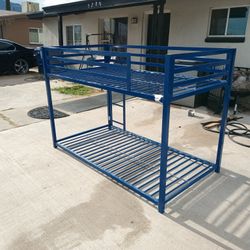 Heavy Duty Low Profile 45 In Wide 75 Inches Long.Twin Size Bunk Bed Set Only.