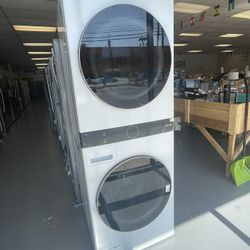 White LG ThinQ Washer / Dryer Tower, For Only $1,369