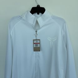Nike Kobe Bryant Halo White Mamba Full Zip Jacket LARGE Men's Dri-Fit FZ0936-100