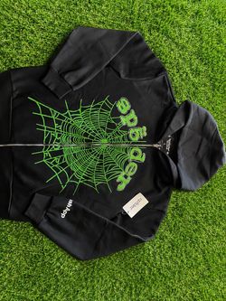 Sp5der Rhinestone Hoodie