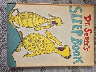 Vintage Dr.Seuss sleep book