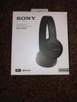 Black Sony WH-CH510 Wireless Headphones