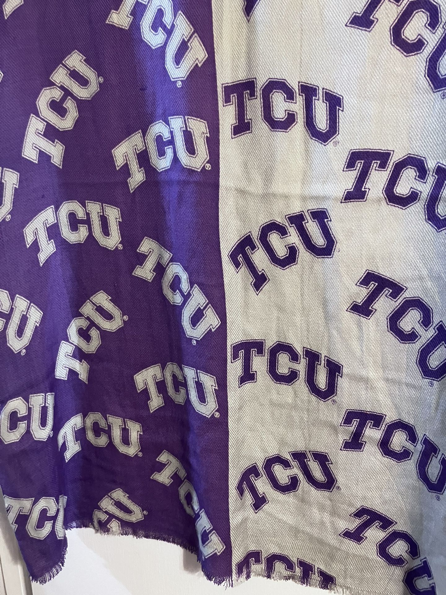 TCU Wrap Scarf 5ft Long