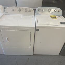 New Whirlpool Washer And Dryer Set