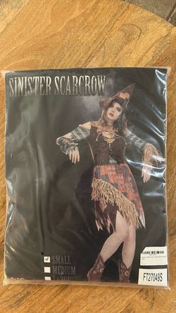 Scarecrow Halloween Costume - Size Small