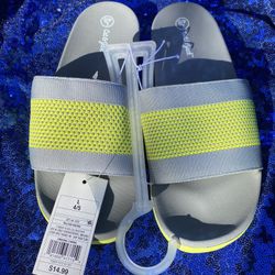 New Neon Yellow Sandals