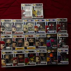 Big Marvel and Dc Funko Pop lot