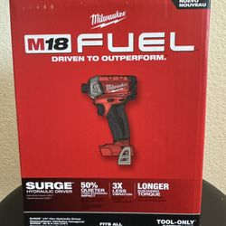 Milwaukee M18 FUEL SURGE 18V Lithium-Ion Brushless Cordless 1/4 in. Hex Impact Driver (Tool-Only)