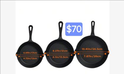 Cast iron skillets