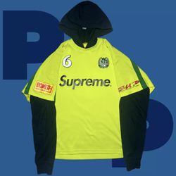 Supreme Hooded Soccer Jersey (Small)