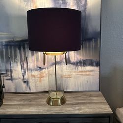 Blue And Gold Lamp