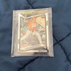 Ben Joyce Authentic Signed Rookie Card