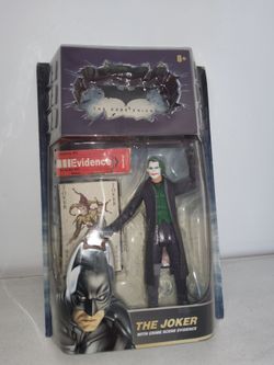 NIB AND REAL SHARP MATTEL THE DARK KNIGHT JOKER ACTION FIGURE "6"2008
