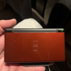 Nintendo DS Lite (Crimson) w/Charger- Acceptable