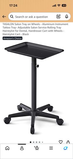 Tray on wheels