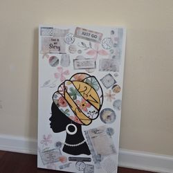 A fusion-style collage painting with 3D detailing