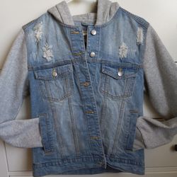 Hoodie Denim Jacket