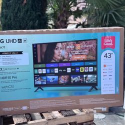 43ua71 43” Lg smart 4k led Uhd tv