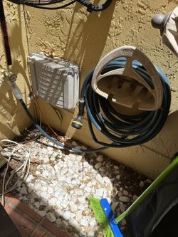 Garden Hose And Holder