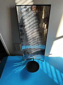 Canvas & Candle Holder 