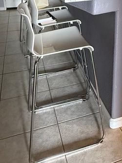 Modern White Bar Stool