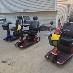 2 red new never used 2025 N 2023 pride maxima 3wheel Mobility Scooters 