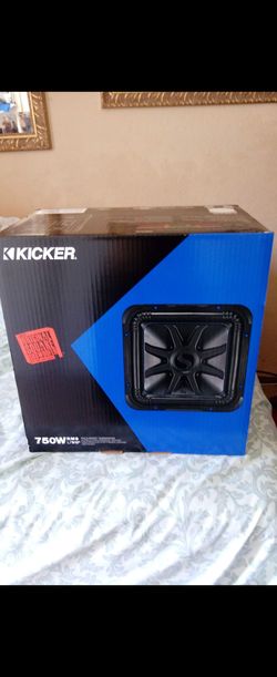 12" kicker L7s. Blue stitches