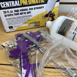 20oz Central Pneumatic HVLP Central Pneumatic Gravity Spray Gun